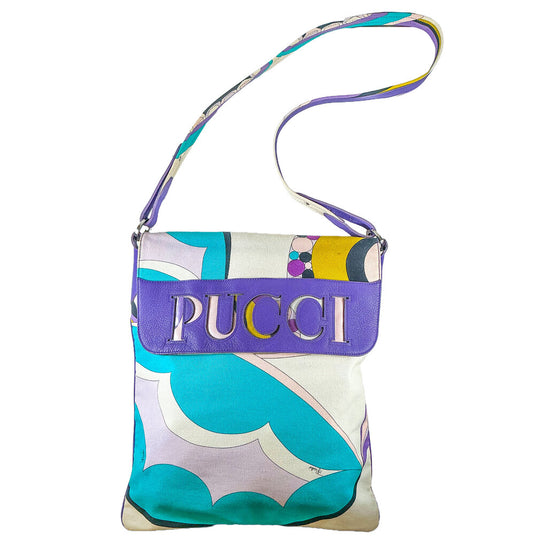 Emilio Pucci Geometric Sholder Bag (orig. $1475)