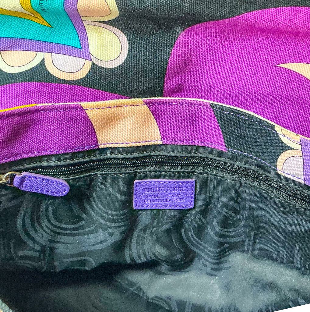 Emilio Pucci Geometric Sholder Bag (orig. $1475)