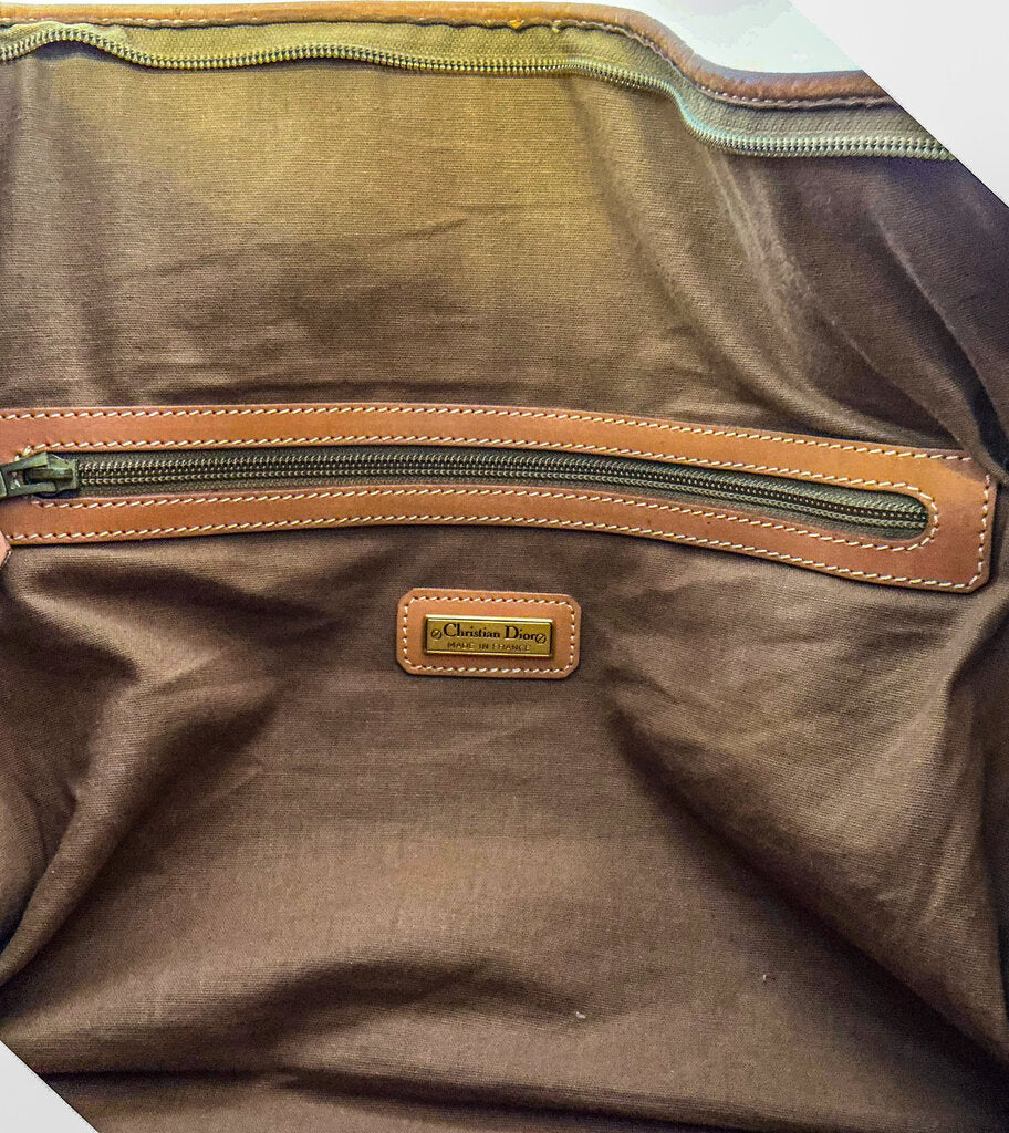 Vintage Dior Honeycomb Weekender Bag (orig. $1955)