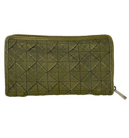 Bottega Venetta Hunter Green Light Webbing Wallet (orig. $1025)