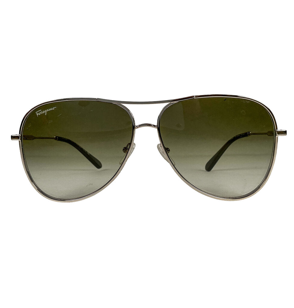 Salvatorre Ferragamo Aviator Sunglasses (orig. $475)