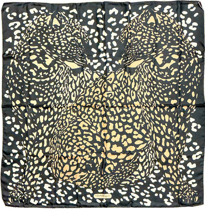 Salvatore Ferragamo Leopard Silk Scarf (orig. $525)