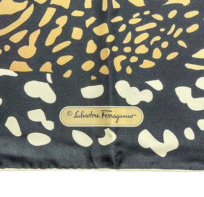 Salvatore Ferragamo Leopard Silk Scarf (orig. $525)