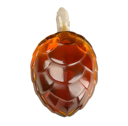 Lalique "Caroline" Amber Crystal Turtle