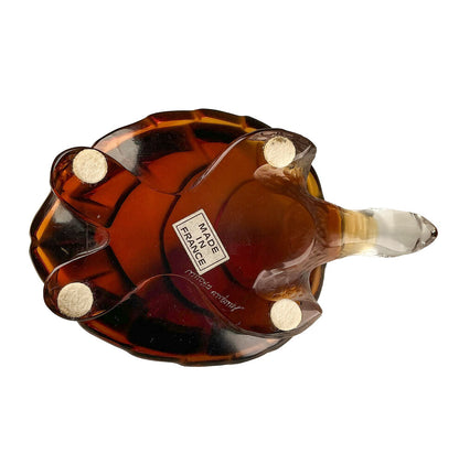 Lalique "Caroline" Amber Crystal Turtle