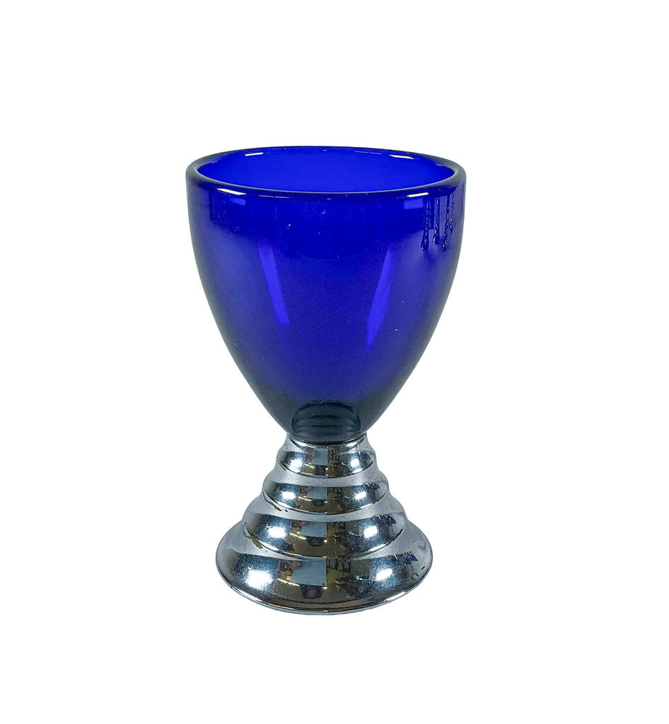 Chase Blue Moon Deco Glasses. c.1930's
