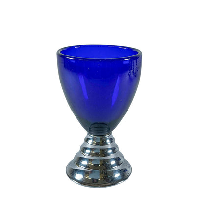 Chase Blue Moon Deco Glasses. c.1930's
