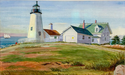 "Sentinal of the Coast" Sasha Mauer, watercolor
