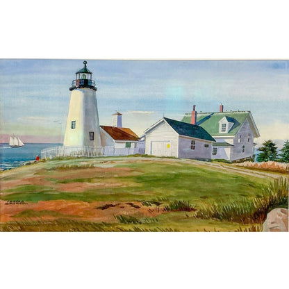 "Sentinal of the Coast" Sasha Mauer, watercolor