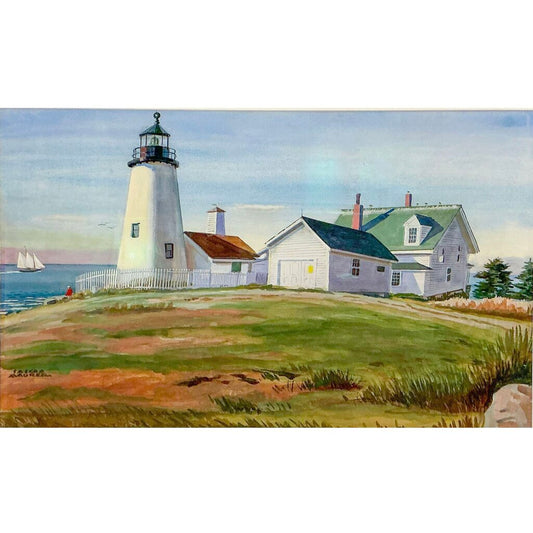 "Sentinal of the Coast" Sasha Mauer, watercolor