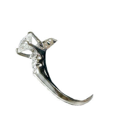 18K WG Ring set w Diamonds