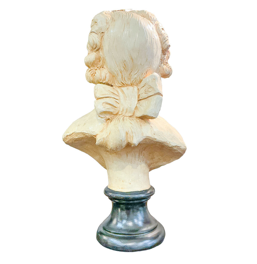 Vintage White Plaster Bust after. Triarn Tiam