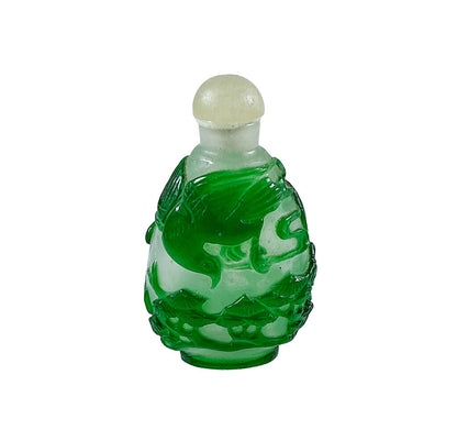 Green Peking Glass Snuff Bottle