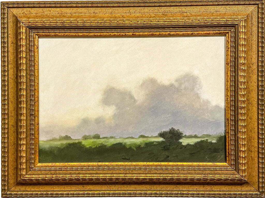 Robert Young Clay. Clouds Rolling In. Oil on Canvas.
