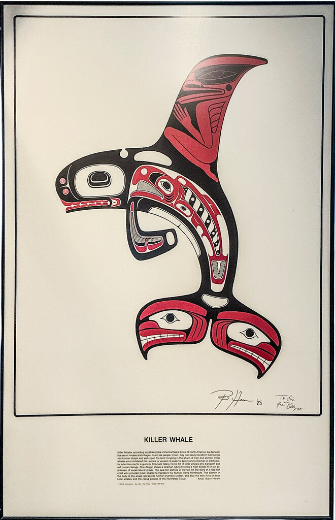 "Killer Whale" Barry Herem 1983, Serigraph