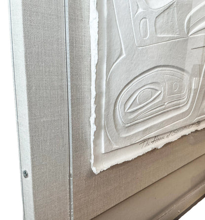 Barry Herem."House of Gonakadet." 1989. Cast Paper Relief.