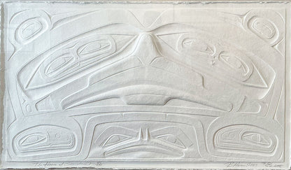 "House of Gonakadet" Barry Herem 1989, Cast paper relief