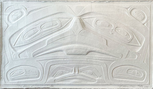 Barry Herem."House of Gonakadet." 1989. Cast Paper Relief.