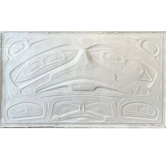 Barry Herem."House of Gonakadet." 1989. Cast Paper Relief.