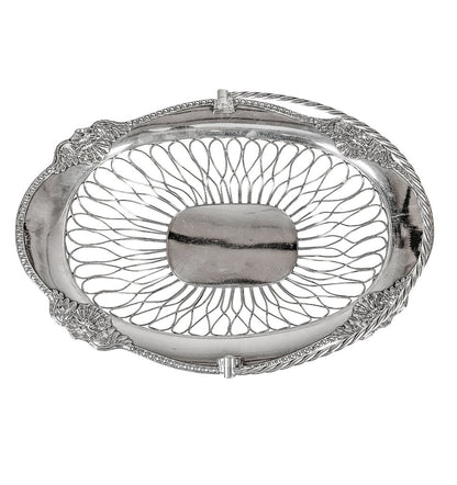 Sterling 18th Century Sheffield Wire Handled Basket