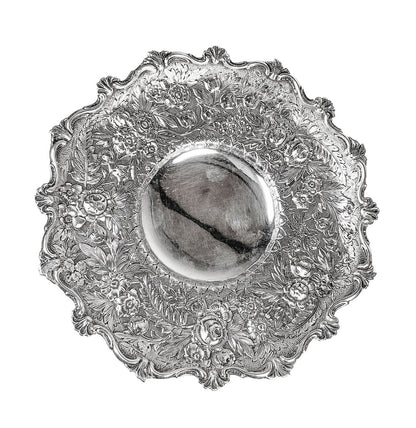 Sterling Edward C. Moore for Tiffany Repousee Footed Tazza