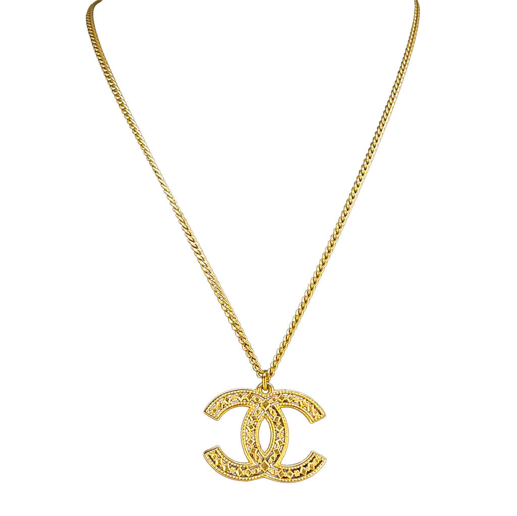 Chanel CC 24B Collection Gold Tone Necklace
