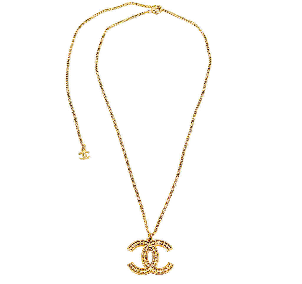Chanel CC 24B Collection Gold Tone Necklace