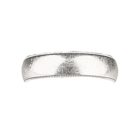 Tiffany & Co. Platinum Milgrain Wedding Band. Gents. 6.7mm. 14g