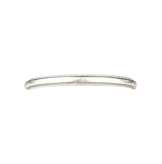 Tiffany & Co. Platinum Milgrain Wedding Band.