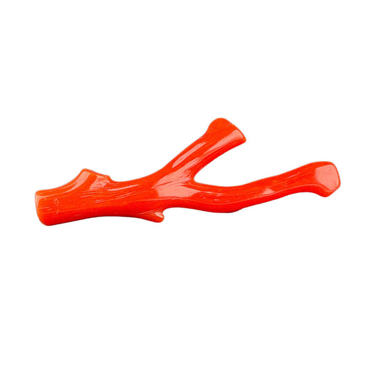 Red Coral Branch Brooch. Mediterranean. 800 silver pin. c. 1880-1920..