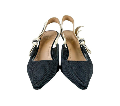 Dior J'ADior Slingback Bak Fabric Pumps