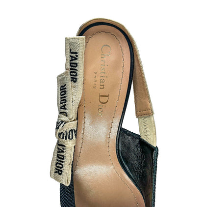 Dior J'ADior Slingback Bak Fabric Pumps