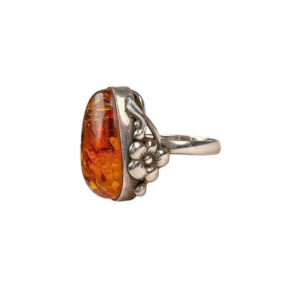 Todd White Sterling Baltic Amber Ring.