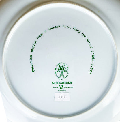 11PC Mottahedeh Famille Vert Dinner Plates
