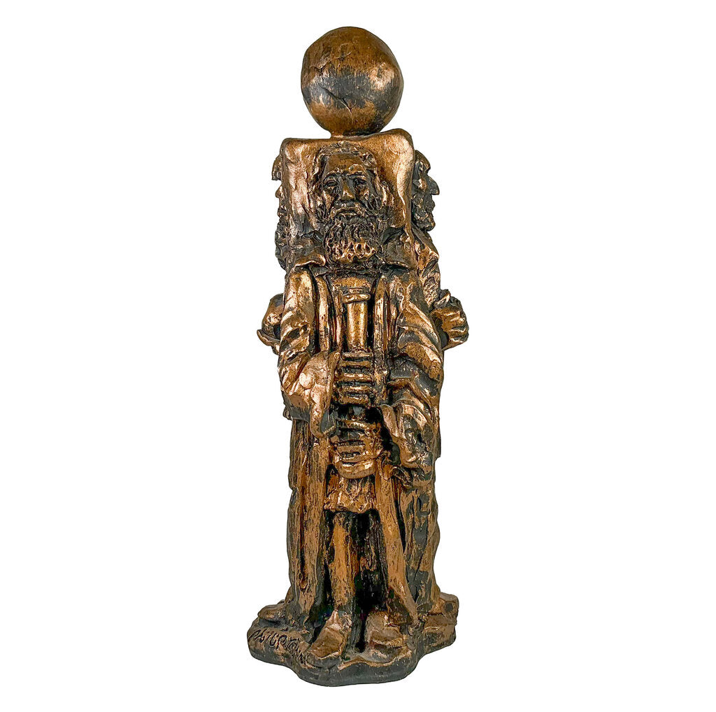 "Ecclesiastes" Phillip Ratner, signed, resin sculpture