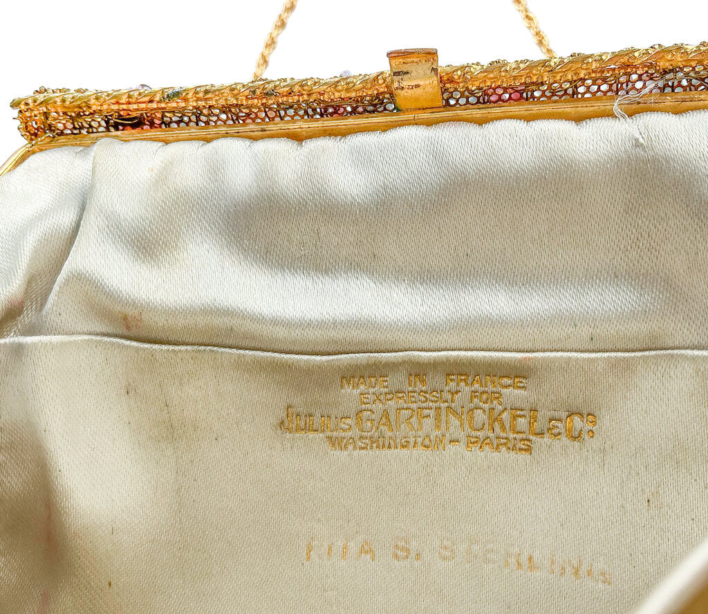Garfinckel Beaded Bag, Made in France