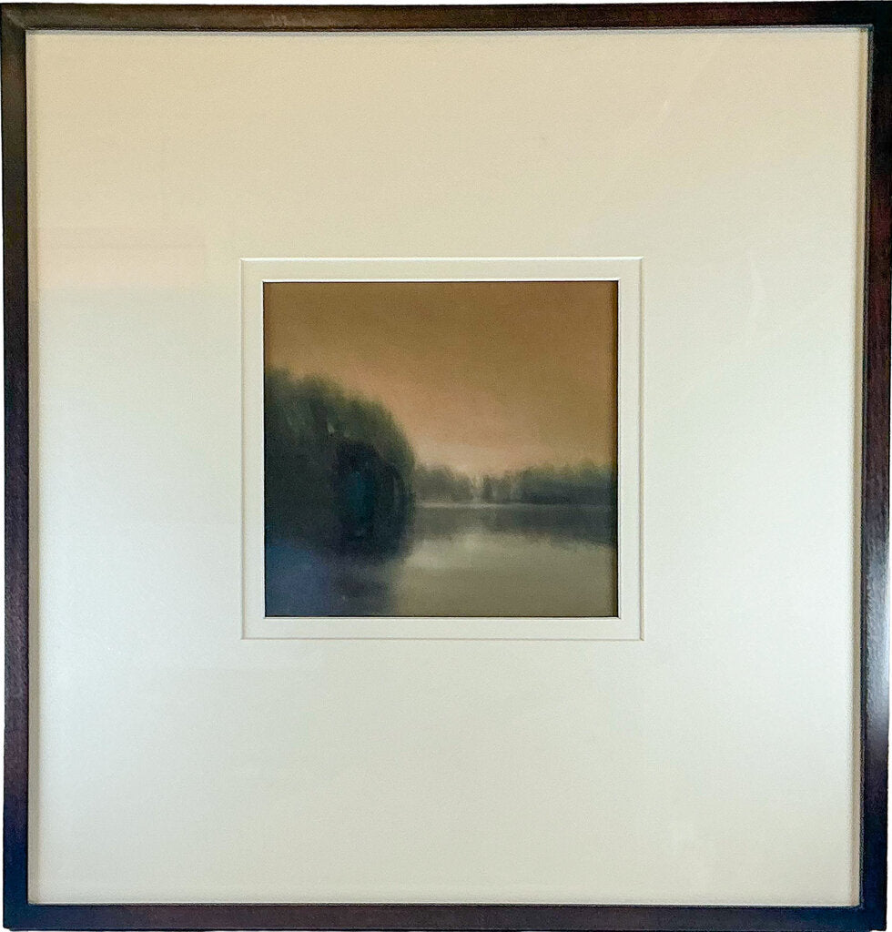 Will Klemm. Lake Shoreline. Pastel on Paper.