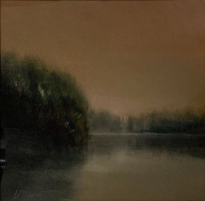 Will Klemm. Lake Shoreline. Pastel on Paper.