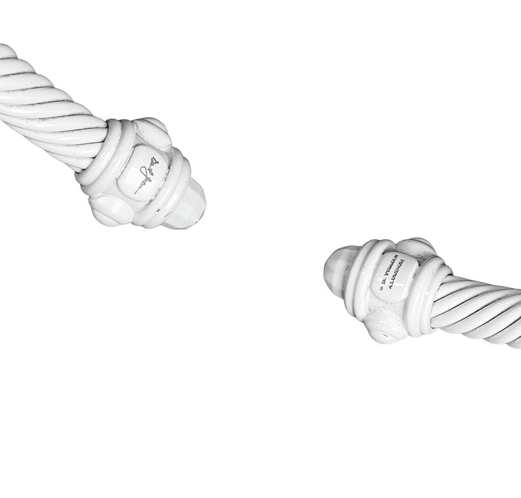 David Yurman White Rensissance Aluminum Cuff