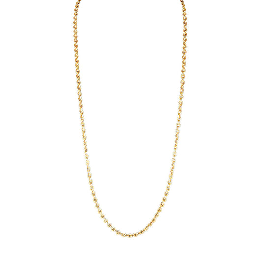 18K RG 24" Chain Link Necklace