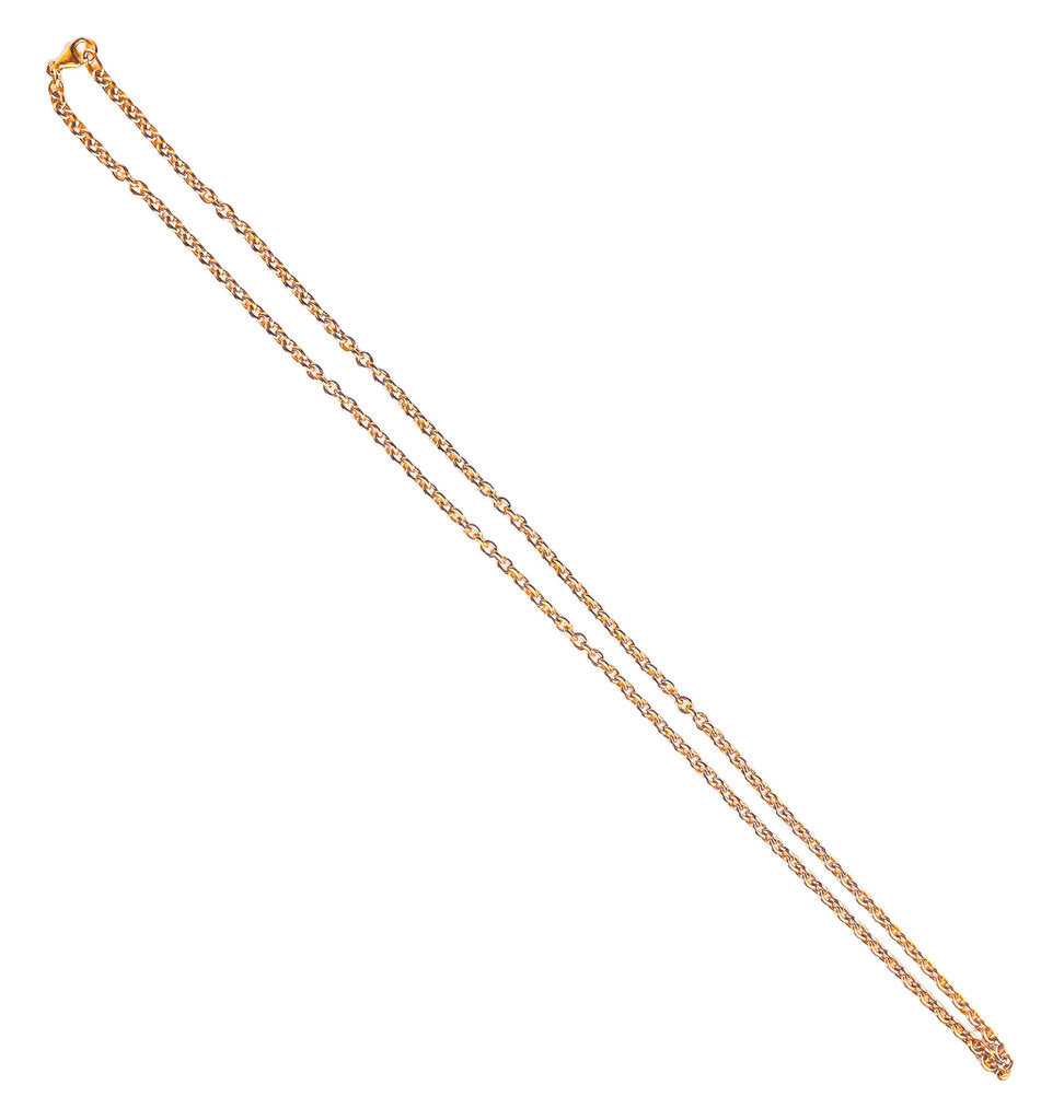 18K RG 24" Chain Link Necklace