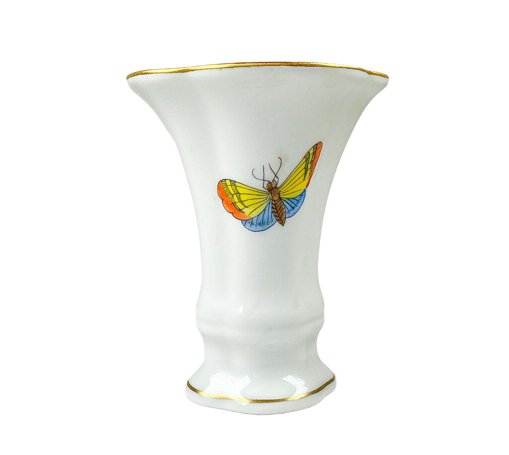 Herend Rothschild Bird Bud Vase