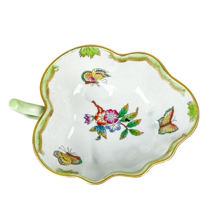 Herend, Queen Victoria, Deep Leaf Dish