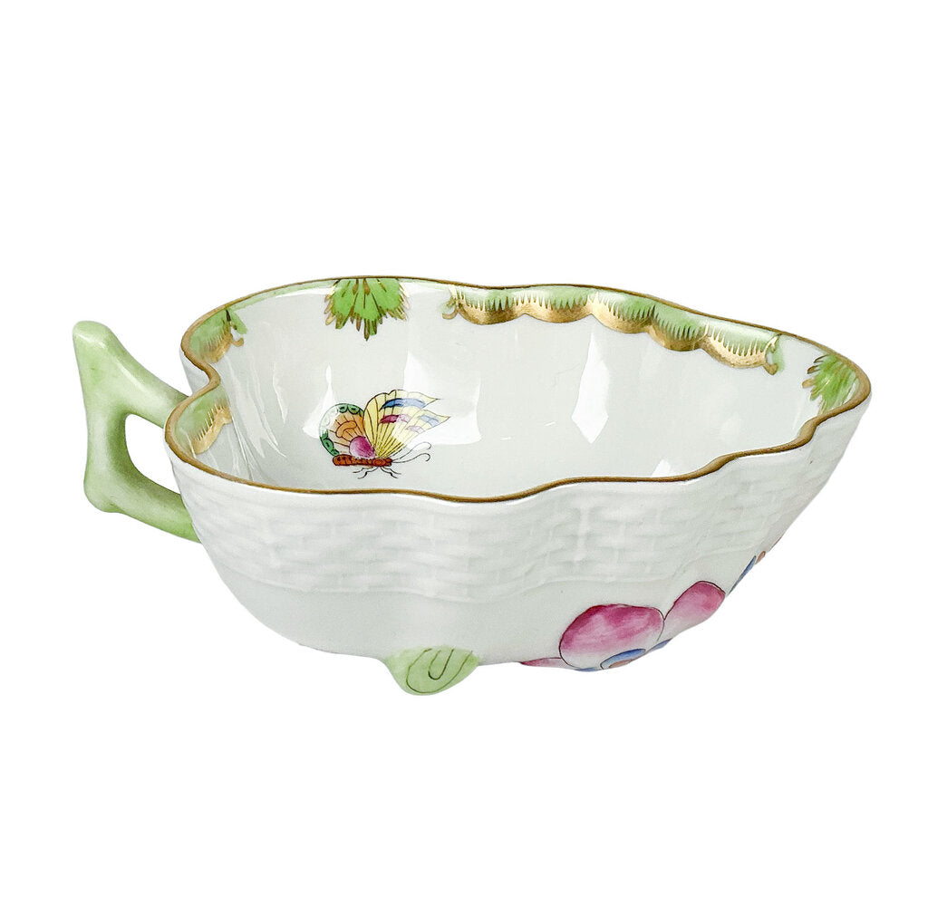 Herend, Queen Victoria, Deep Leaf Dish