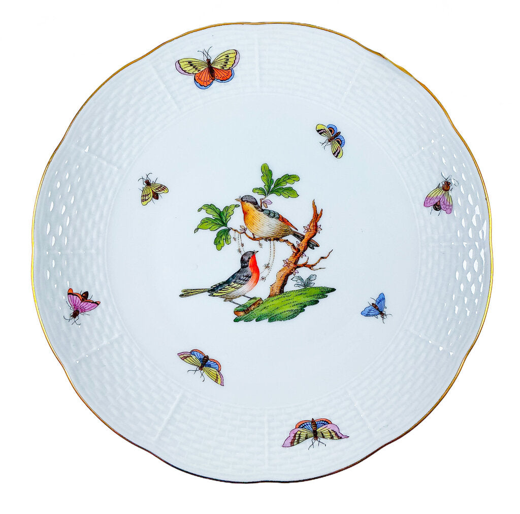 Herend "Rotchschild Bird" (8) Salad/Dessert Plates.