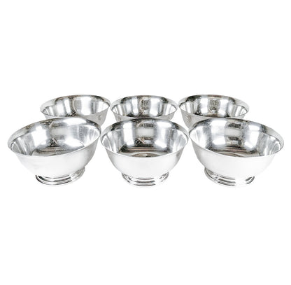 Gorham SET/6 Paul Revere Nut/Condiment Bowls 4.5"D