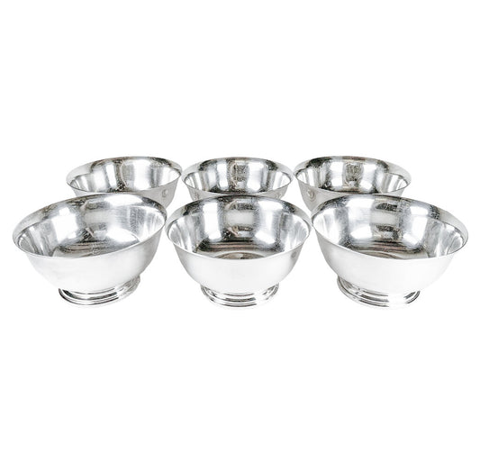 Gorham SET/6 Paul Revere Nut/Condiment Bowls 4.5"D
