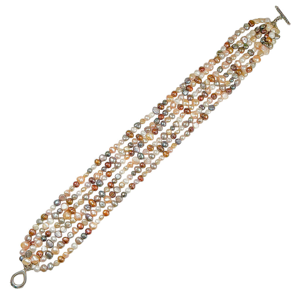 Deborah Armstrong & Co Multi-Strand Baroque Pearl Necklace