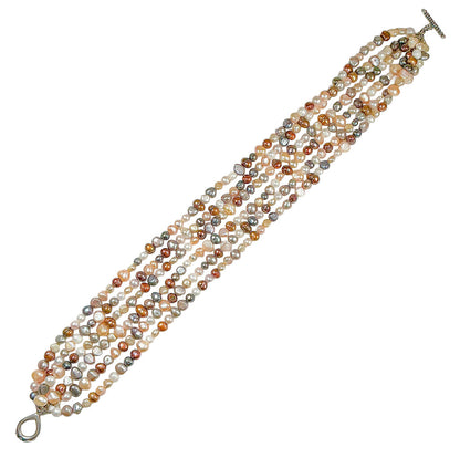 Deborah Armstrong & Co Multi-Strand Baroque Pearl Necklace
