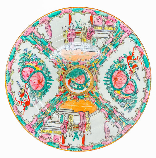 7PC Famille Rose Dinner Plates